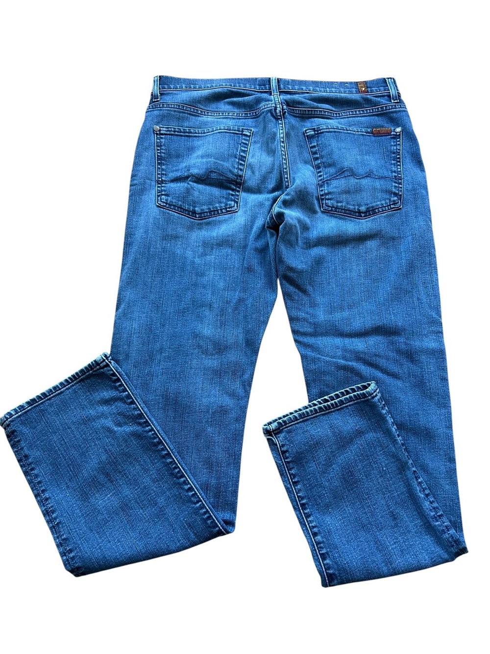 7 For All Mankind Mens Size 34 Standard Classic Straight Leg Jeans - Picture 4 of 15